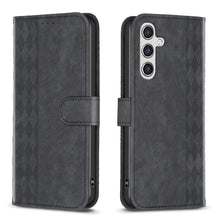 Load image into Gallery viewer, Plaid Embossed Leather Phone Case, For Samsung Galaxy A25 5G, For Samsung Galaxy S23 5G, For Samsung Galaxy A55, For Samsung Galaxy A35, For Samsung Galaxy S24 Ultra 5G, For Samsung Galaxy A15, For Samsung Galaxy S24+ 5G, For Samsung Galaxy S23 FE 5G  ...