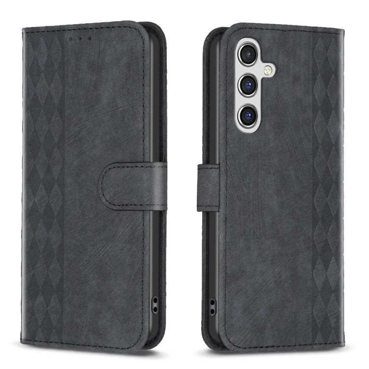 Plaid Embossed Leather Phone Case, For Samsung Galaxy A25 5G, For Samsung Galaxy S23 5G, For Samsung Galaxy A55, For Samsung Galaxy A35, For Samsung Galaxy S24 Ultra 5G, For Samsung Galaxy A15, For Samsung Galaxy S24+ 5G, For Samsung Galaxy S23 FE 5G  ...