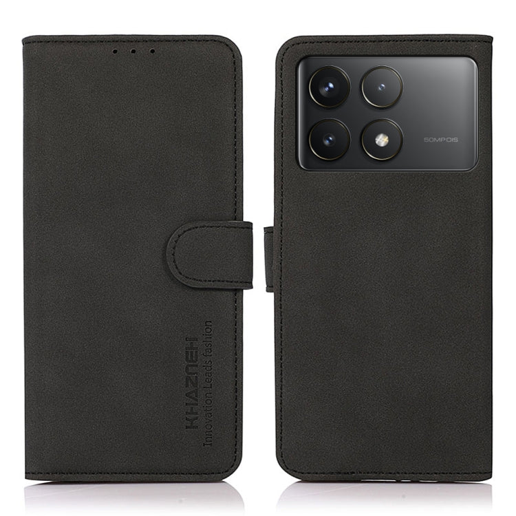 KHAZNEH Matte Texture Leather Phone Case, For Xiaomi Poco F6 / Redmi Turbo 3, For Xiaomi Poco F6 Pro, For Xiaomi Redmi K70 5G / K70 Pro 5G, For Xiaomi Redmi A3, For Xiaomi Redmi Note 13 4G, For Xiaomi Redmi K70E / POCO X6 Pro                           ...