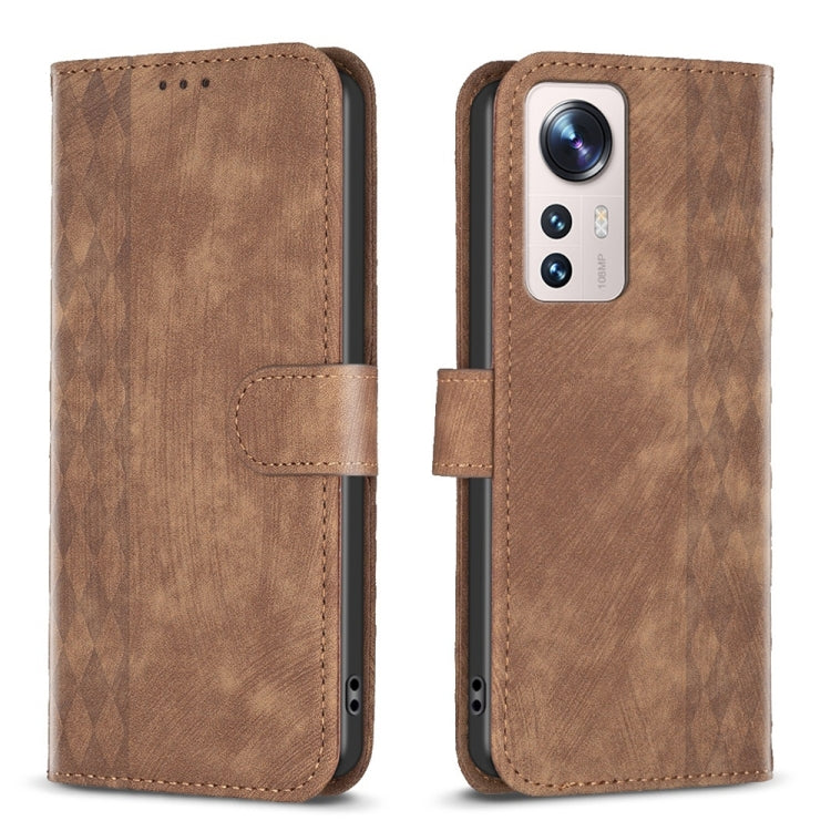 Plaid Embossed Leather Phone Case, For Xiaomi Redmi K60 / K60 Pro, For Xiaomi 13 Pro, For Xiaomi 13, For Xiaomi 12T / 12T Pro, For Xiaomi Redmi Note 11 Pro, For Xiaomi 12 Lite, For Xiaomi Redmi 10 5G / Note 11E, For Xiaomi Redmi 10C                    ...