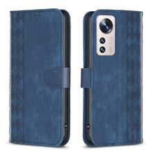Load image into Gallery viewer, Plaid Embossed Leather Phone Case, For Xiaomi Redmi K60 / K60 Pro, For Xiaomi 13 Pro, For Xiaomi 13, For Xiaomi 12T / 12T Pro, For Xiaomi Redmi Note 11 Pro, For Xiaomi 12 Lite, For Xiaomi Redmi 10 5G / Note 11E, For Xiaomi Redmi 10C                    ...