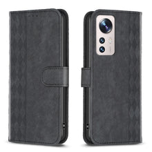 Load image into Gallery viewer, Plaid Embossed Leather Phone Case, For Xiaomi Redmi K60 / K60 Pro, For Xiaomi 13 Pro, For Xiaomi 13, For Xiaomi 12T / 12T Pro, For Xiaomi Redmi Note 11 Pro, For Xiaomi 12 Lite, For Xiaomi Redmi 10 5G / Note 11E, For Xiaomi Redmi 10C                    ...