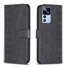 Load image into Gallery viewer, Plaid Embossed Leather Phone Case, For Xiaomi Redmi K60 / K60 Pro, For Xiaomi 13 Pro, For Xiaomi 13, For Xiaomi 12T / 12T Pro, For Xiaomi Redmi Note 11 Pro, For Xiaomi 12 Lite, For Xiaomi Redmi 10 5G / Note 11E, For Xiaomi Redmi 10C                    ...