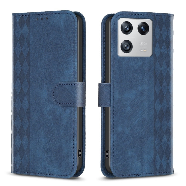 Plaid Embossed Leather Phone Case, For Xiaomi Redmi K60 / K60 Pro, For Xiaomi 13 Pro, For Xiaomi 13, For Xiaomi 12T / 12T Pro, For Xiaomi Redmi Note 11 Pro, For Xiaomi 12 Lite, For Xiaomi Redmi 10 5G / Note 11E, For Xiaomi Redmi 10C                    ...