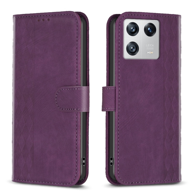 Plaid Embossed Leather Phone Case, For Xiaomi Redmi K60 / K60 Pro, For Xiaomi 13 Pro, For Xiaomi 13, For Xiaomi 12T / 12T Pro, For Xiaomi Redmi Note 11 Pro, For Xiaomi 12 Lite, For Xiaomi Redmi 10 5G / Note 11E, For Xiaomi Redmi 10C                    ...