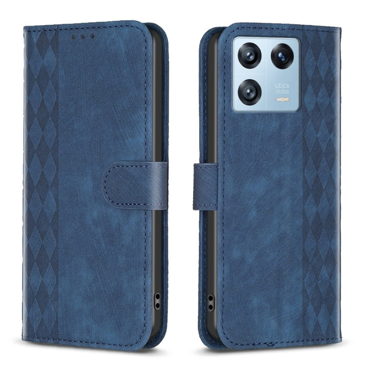 Plaid Embossed Leather Phone Case, For Xiaomi Redmi K60 / K60 Pro, For Xiaomi 13 Pro, For Xiaomi 13, For Xiaomi 12T / 12T Pro, For Xiaomi Redmi Note 11 Pro, For Xiaomi 12 Lite, For Xiaomi Redmi 10 5G / Note 11E, For Xiaomi Redmi 10C                    ...