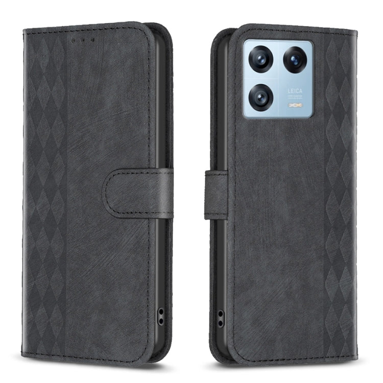 Plaid Embossed Leather Phone Case, For Xiaomi Redmi K60 / K60 Pro, For Xiaomi 13 Pro, For Xiaomi 13, For Xiaomi 12T / 12T Pro, For Xiaomi Redmi Note 11 Pro, For Xiaomi 12 Lite, For Xiaomi Redmi 10 5G / Note 11E, For Xiaomi Redmi 10C                    ...
