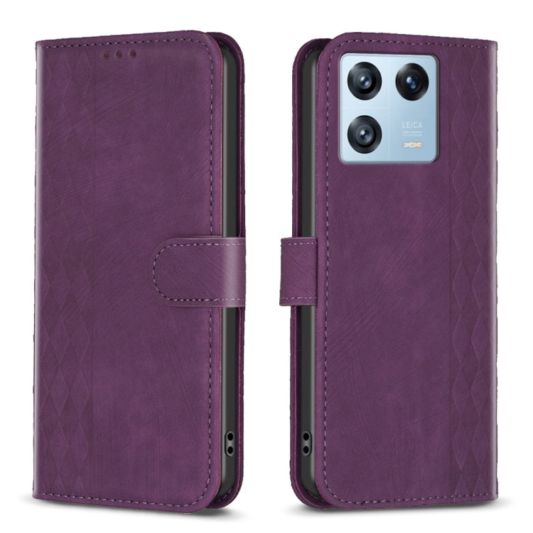 Plaid Embossed Leather Phone Case, For Xiaomi Redmi K60 / K60 Pro, For Xiaomi 13 Pro, For Xiaomi 13, For Xiaomi 12T / 12T Pro, For Xiaomi Redmi Note 11 Pro, For Xiaomi 12 Lite, For Xiaomi Redmi 10 5G / Note 11E, For Xiaomi Redmi 10C                    ...