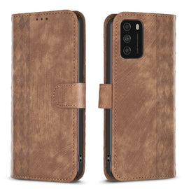 Plaid Embossed Leather Phone Case, For Xiaomi Poco M3 CN Version, For Xiaomi Poco X3 / X3 NFC, For Xiaomi Redmi 9A, For Xiaomi Redmi 9, For Xiaomi Redmi 9C, For Xiaomi Redmi Note 9, For Xiaomi Redmi Note 9 Pro