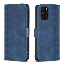 Load image into Gallery viewer, Plaid Embossed Leather Phone Case, For Xiaomi Poco M3 CN Version, For Xiaomi Poco X3 / X3 NFC, For Xiaomi Redmi 9A, For Xiaomi Redmi 9, For Xiaomi Redmi 9C, For Xiaomi Redmi Note 9, For Xiaomi Redmi Note 9 Pro