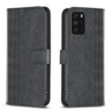 Load image into Gallery viewer, Plaid Embossed Leather Phone Case, For Xiaomi Poco M3 CN Version, For Xiaomi Poco X3 / X3 NFC, For Xiaomi Redmi 9A, For Xiaomi Redmi 9, For Xiaomi Redmi 9C, For Xiaomi Redmi Note 9, For Xiaomi Redmi Note 9 Pro