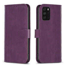 Load image into Gallery viewer, Plaid Embossed Leather Phone Case, For Xiaomi Poco M3 CN Version, For Xiaomi Poco X3 / X3 NFC, For Xiaomi Redmi 9A, For Xiaomi Redmi 9, For Xiaomi Redmi 9C, For Xiaomi Redmi Note 9, For Xiaomi Redmi Note 9 Pro