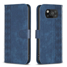 Load image into Gallery viewer, Plaid Embossed Leather Phone Case, For Xiaomi Poco M3 CN Version, For Xiaomi Poco X3 / X3 NFC, For Xiaomi Redmi 9A, For Xiaomi Redmi 9, For Xiaomi Redmi 9C, For Xiaomi Redmi Note 9, For Xiaomi Redmi Note 9 Pro