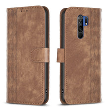 Load image into Gallery viewer, Plaid Embossed Leather Phone Case, For Xiaomi Poco M3 CN Version, For Xiaomi Poco X3 / X3 NFC, For Xiaomi Redmi 9A, For Xiaomi Redmi 9, For Xiaomi Redmi 9C, For Xiaomi Redmi Note 9, For Xiaomi Redmi Note 9 Pro