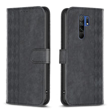 Load image into Gallery viewer, Plaid Embossed Leather Phone Case, For Xiaomi Poco M3 CN Version, For Xiaomi Poco X3 / X3 NFC, For Xiaomi Redmi 9A, For Xiaomi Redmi 9, For Xiaomi Redmi 9C, For Xiaomi Redmi Note 9, For Xiaomi Redmi Note 9 Pro