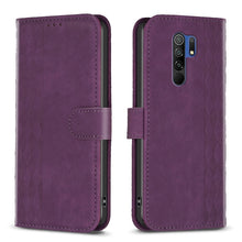 Load image into Gallery viewer, Plaid Embossed Leather Phone Case, For Xiaomi Poco M3 CN Version, For Xiaomi Poco X3 / X3 NFC, For Xiaomi Redmi 9A, For Xiaomi Redmi 9, For Xiaomi Redmi 9C, For Xiaomi Redmi Note 9, For Xiaomi Redmi Note 9 Pro