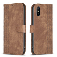 Load image into Gallery viewer, Plaid Embossed Leather Phone Case, For Xiaomi Poco M3 CN Version, For Xiaomi Poco X3 / X3 NFC, For Xiaomi Redmi 9A, For Xiaomi Redmi 9, For Xiaomi Redmi 9C, For Xiaomi Redmi Note 9, For Xiaomi Redmi Note 9 Pro