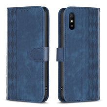 Load image into Gallery viewer, Plaid Embossed Leather Phone Case, For Xiaomi Poco M3 CN Version, For Xiaomi Poco X3 / X3 NFC, For Xiaomi Redmi 9A, For Xiaomi Redmi 9, For Xiaomi Redmi 9C, For Xiaomi Redmi Note 9, For Xiaomi Redmi Note 9 Pro