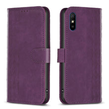 Load image into Gallery viewer, Plaid Embossed Leather Phone Case, For Xiaomi Poco M3 CN Version, For Xiaomi Poco X3 / X3 NFC, For Xiaomi Redmi 9A, For Xiaomi Redmi 9, For Xiaomi Redmi 9C, For Xiaomi Redmi Note 9, For Xiaomi Redmi Note 9 Pro