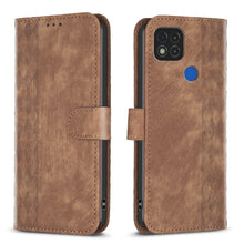 Load image into Gallery viewer, Plaid Embossed Leather Phone Case, For Xiaomi Poco M3 CN Version, For Xiaomi Poco X3 / X3 NFC, For Xiaomi Redmi 9A, For Xiaomi Redmi 9, For Xiaomi Redmi 9C, For Xiaomi Redmi Note 9, For Xiaomi Redmi Note 9 Pro