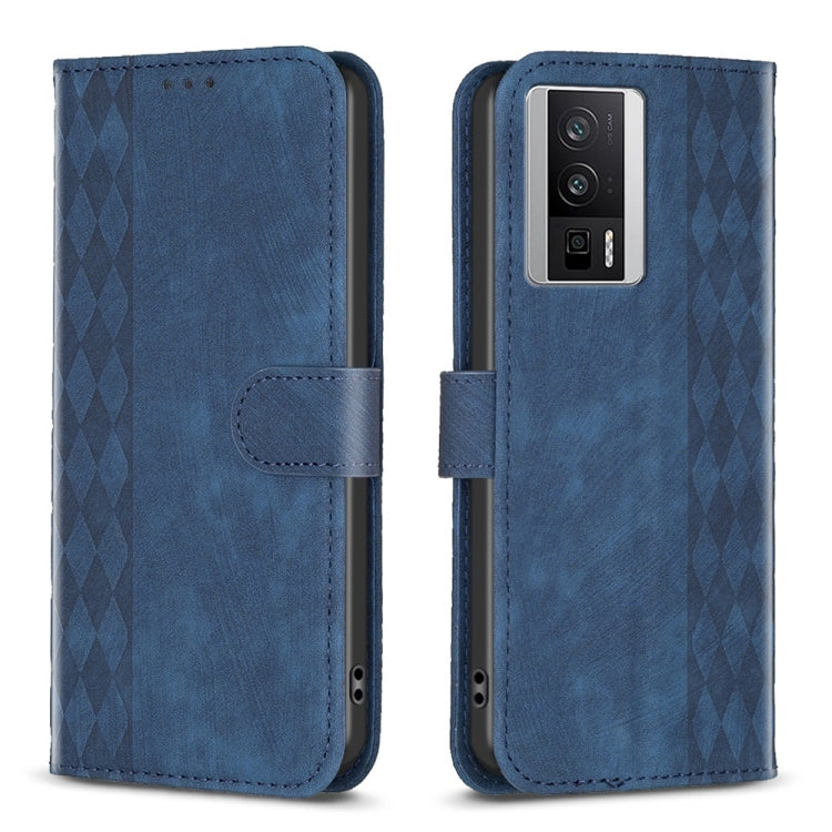 Plaid Embossed Leather Phone Case, For Xiaomi Redmi K60 / K60 Pro, For Xiaomi 13 Pro, For Xiaomi 13, For Xiaomi 12T / 12T Pro, For Xiaomi Redmi Note 11 Pro, For Xiaomi 12 Lite, For Xiaomi Redmi 10 5G / Note 11E, For Xiaomi Redmi 10C                    ...