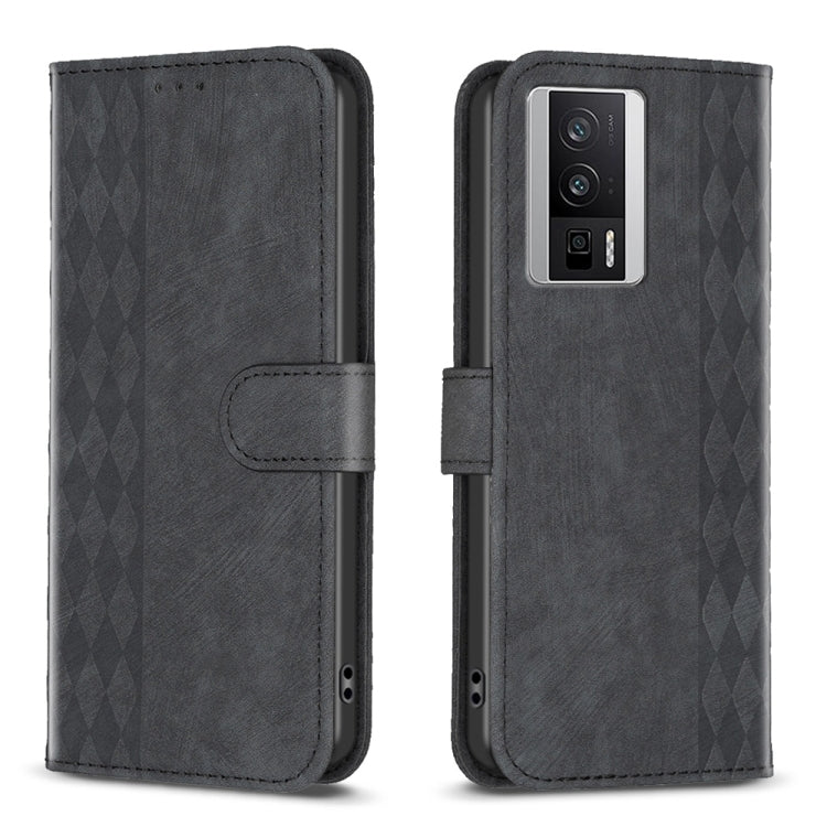 Plaid Embossed Leather Phone Case, For Xiaomi Redmi K60 / K60 Pro, For Xiaomi 13 Pro, For Xiaomi 13, For Xiaomi 12T / 12T Pro, For Xiaomi Redmi Note 11 Pro, For Xiaomi 12 Lite, For Xiaomi Redmi 10 5G / Note 11E, For Xiaomi Redmi 10C                    ...