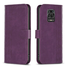 Load image into Gallery viewer, Plaid Embossed Leather Phone Case, For Xiaomi Redmi Note 9, For Xiaomi Redmi Note 9 Pro
