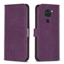 Load image into Gallery viewer, Plaid Embossed Leather Phone Case, For Xiaomi Redmi Note 9, For Xiaomi Redmi Note 9 Pro