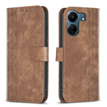 Load image into Gallery viewer, Plaid Embossed Leather Phone Case, For Xiaomi Redmi Note 13 Pro 4G Global, For Xiaomi Poco M6 Pro 4G, For Xiaomi Redmi Note 13 4G Global, For Xiaomi Redmi Note 13, For Xiaomi Redmi 13C, For Xiaomi Redmi Note 13 Pro+ 5G, For Xiaomi Redmi Note 13 Pro 5G ...