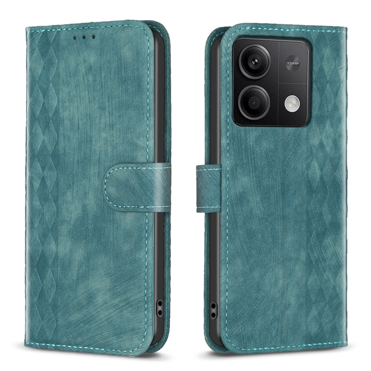 Plaid Embossed Leather Phone Case, For Xiaomi Redmi Note 13 Pro 4G Global, For Xiaomi Poco M6 Pro 4G, For Xiaomi Redmi Note 13 4G Global, For Xiaomi Redmi Note 13, For Xiaomi Redmi 13C, For Xiaomi Redmi Note 13 Pro+ 5G, For Xiaomi Redmi Note 13 Pro 5G ...