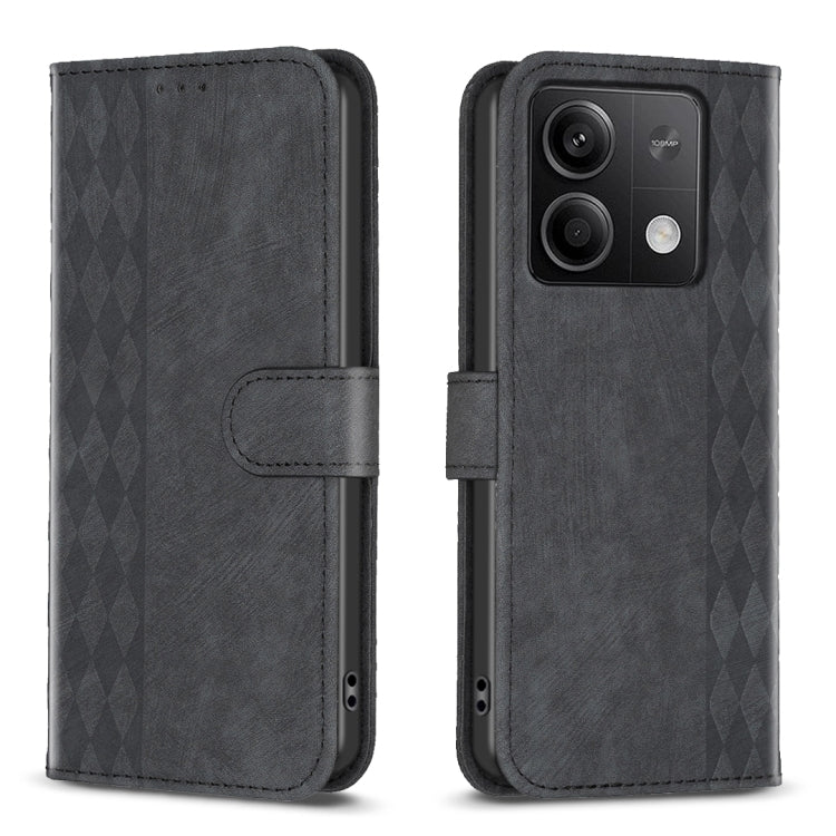 Plaid Embossed Leather Phone Case, For Xiaomi Redmi Note 13 Pro 4G Global, For Xiaomi Poco M6 Pro 4G, For Xiaomi Redmi Note 13 4G Global, For Xiaomi Redmi Note 13, For Xiaomi Redmi 13C, For Xiaomi Redmi Note 13 Pro+ 5G, For Xiaomi Redmi Note 13 Pro 5G ...