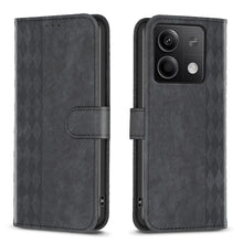 Load image into Gallery viewer, Plaid Embossed Leather Phone Case, For Xiaomi Redmi Note 13 Pro 4G Global, For Xiaomi Poco M6 Pro 4G, For Xiaomi Redmi Note 13 4G Global, For Xiaomi Redmi Note 13, For Xiaomi Redmi 13C, For Xiaomi Redmi Note 13 Pro+ 5G, For Xiaomi Redmi Note 13 Pro 5G ...