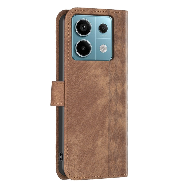 Plaid Embossed Leather Phone Case, For Xiaomi Redmi Note 13 Pro 4G Global, For Xiaomi Poco M6 Pro 4G, For Xiaomi Redmi Note 13 4G Global, For Xiaomi Redmi Note 13, For Xiaomi Redmi 13C, For Xiaomi Redmi Note 13 Pro+ 5G, For Xiaomi Redmi Note 13 Pro 5G ...