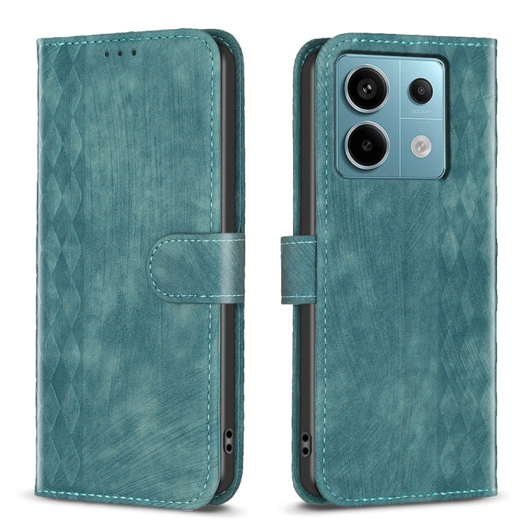 Plaid Embossed Leather Phone Case, For Xiaomi Redmi Note 13 Pro 4G Global, For Xiaomi Poco M6 Pro 4G, For Xiaomi Redmi Note 13 4G Global, For Xiaomi Redmi Note 13, For Xiaomi Redmi 13C, For Xiaomi Redmi Note 13 Pro+ 5G, For Xiaomi Redmi Note 13 Pro 5G ...