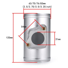 Load image into Gallery viewer, XH-UN602 Car Modified Engine Air Flow Meter Flange Intake Sensor Base for Toyota / Mazda, 63mm, 70mm, 76mm, 83mm