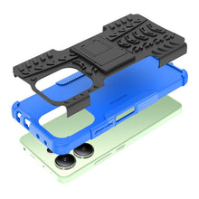 Load image into Gallery viewer, Tire Texture TPU + PC Phone Case with Holder, For Xiaomi Redmi Note 13 4G, For Xiaomi Redmi Note 13 5G Global, For Xiaomi Redmi Note 13 Pro+ 5G, For Xiaomi Redmi Note 13 Pro 5G Global, For Xiaomi Redmi Note 12S / 11S / 11                               ...