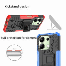 Load image into Gallery viewer, Tire Texture TPU + PC Phone Case with Holder, For Xiaomi Redmi Note 13 4G, For Xiaomi Redmi Note 13 5G Global, For Xiaomi Redmi Note 13 Pro+ 5G, For Xiaomi Redmi Note 13 Pro 5G Global, For Xiaomi Redmi Note 12S / 11S / 11                               ...