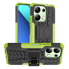 Load image into Gallery viewer, Tire Texture TPU + PC Phone Case with Holder, For Xiaomi Redmi A3 4G, For Xiaomi Redmi Note 13 4G, For Xiaomi Poco C65, For Xiaomi Redmi Note 13 5G Global, For Xiaomi Redmi 13C 4G, For Xiaomi Redmi Note 13 Pro+ 5G, For Xiaomi Redmi Note 13 Pro 5G Globa...