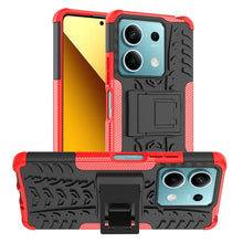 Load image into Gallery viewer, Tire Texture TPU + PC Phone Case with Holder, For Xiaomi Redmi A3 4G, For Xiaomi Redmi Note 13 4G, For Xiaomi Poco C65, For Xiaomi Redmi Note 13 5G Global, For Xiaomi Redmi 13C 4G, For Xiaomi Redmi Note 13 Pro+ 5G, For Xiaomi Redmi Note 13 Pro 5G Globa...