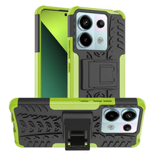 Load image into Gallery viewer, Tire Texture TPU + PC Phone Case with Holder, For Xiaomi Redmi A3 4G, For Xiaomi Redmi Note 13 4G, For Xiaomi Poco C65, For Xiaomi Redmi Note 13 5G Global, For Xiaomi Redmi 13C 4G, For Xiaomi Redmi Note 13 Pro+ 5G, For Xiaomi Redmi Note 13 Pro 5G Globa...