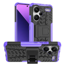 Load image into Gallery viewer, Tire Texture TPU + PC Phone Case with Holder, For Xiaomi Redmi A3 4G, For Xiaomi Redmi Note 13 4G, For Xiaomi Poco C65, For Xiaomi Redmi Note 13 5G Global, For Xiaomi Redmi 13C 4G, For Xiaomi Redmi Note 13 Pro+ 5G, For Xiaomi Redmi Note 13 Pro 5G Globa...