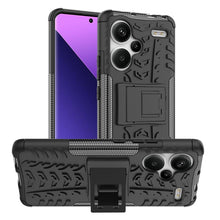 Load image into Gallery viewer, Tire Texture TPU + PC Phone Case with Holder, For Xiaomi Redmi Note 13 4G, For Xiaomi Redmi Note 13 5G Global, For Xiaomi Redmi Note 13 Pro+ 5G, For Xiaomi Redmi Note 13 Pro 5G Global, For Xiaomi Redmi Note 12S / 11S / 11                               ...