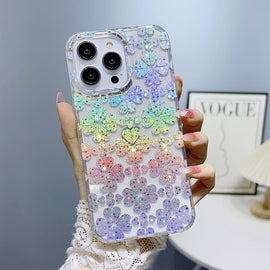Little Star Series Glitter Powder TPU Phone Case, For iPhone 14, For iPhone 14 Pro, For iPhone 14 Pro Max, For iPhone 13