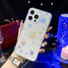 Load image into Gallery viewer, Little Star Series Glitter Powder TPU Phone Case, For iPhone 13 Pro, For iPhone 13 Pro Max, For iPhone 12, For iPhone 12 Pro