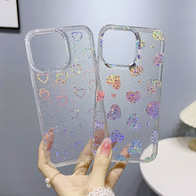 Load image into Gallery viewer, Little Star Series Glitter Powder TPU Phone Case, For iPhone 13 Pro, For iPhone 13 Pro Max, For iPhone 12, For iPhone 12 Pro