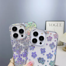 Load image into Gallery viewer, Little Star Series Glitter Powder TPU Phone Case, For iPhone 13 Pro, For iPhone 13 Pro Max, For iPhone 12, For iPhone 12 Pro