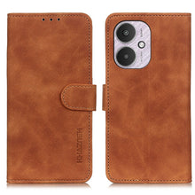 Load image into Gallery viewer, KHAZNEH Retro Texture Flip Leather Phone Case, For Xiaomi Poco F6 / Redmi Turbo 3, For Xiaomi Poco F6 Pro, For Xiaomi Redmi K70 5G / K70 Pro 5G, For Xiaomi Redmi Note 13 Pro 4G/Poco M6 Pro 4G, For Xiaomi Redmi A3, For Xiaomi Redmi 13C                  ...