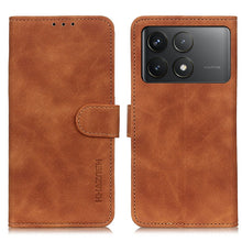 Load image into Gallery viewer, KHAZNEH Retro Texture Flip Leather Phone Case, For Xiaomi Poco F6 / Redmi Turbo 3, For Xiaomi Poco F6 Pro, For Xiaomi Redmi K70 5G / K70 Pro 5G, For Xiaomi Redmi Note 13 Pro 4G/Poco M6 Pro 4G, For Xiaomi Redmi A3, For Xiaomi Redmi 13C                  ...