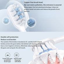 Load image into Gallery viewer, Original Xiaomi Mijia 3pcs Brush Head Standard Type for Sonic Electric Toothbrush T301 / T302, T301 &amp; T302 Brush (White), T301 &amp; T302 Brush (Black)