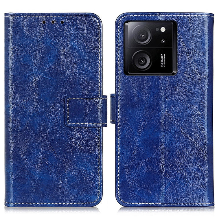 Retro Crazy Horse Texture Leather Phone Case, For Xiaomi Redmi Note 13 Pro 5G/Poco X6, For Xiaomi 14 Ultra, For Xiaomi 14 Pro, For Xiaomi 14, For Xiaomi Redmi Note 13 5G Global, For Xiaomi Redmi Note 13 Pro+, For Xiaomi 13T 5G / Redmi K60 Ultra 5G     ...